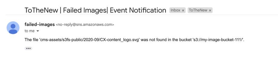 mail alert